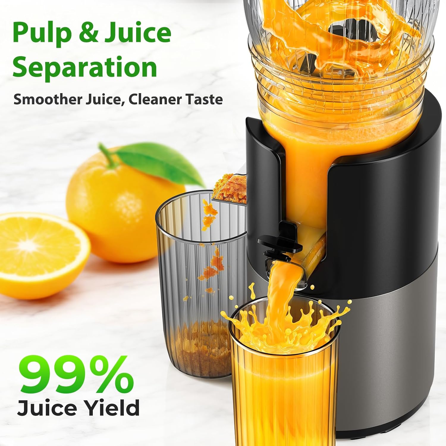Estrattore di succo a freddo a - Juicer Cold Press Slow recensione e prezzo