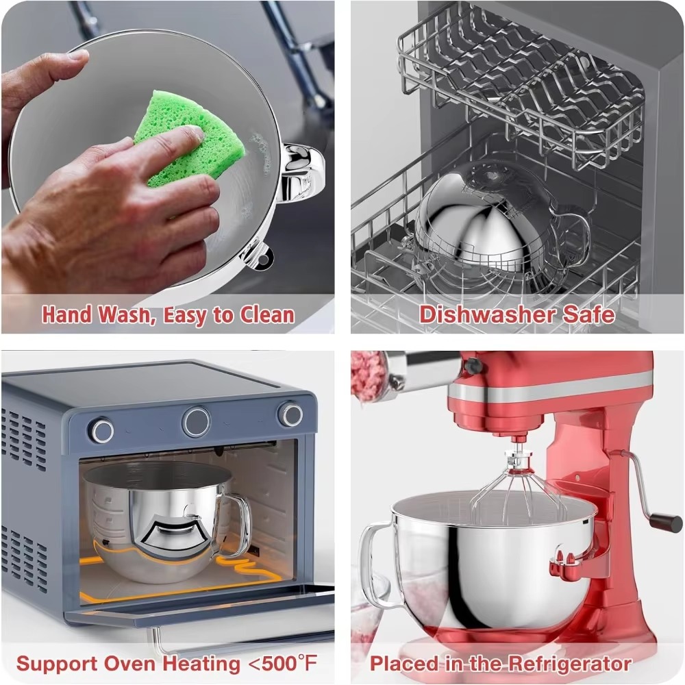 Ciotola per Mixer da 4,5-5 QT  - Kitchenaid Mixer Artisan 5Qt recensione e prezzo