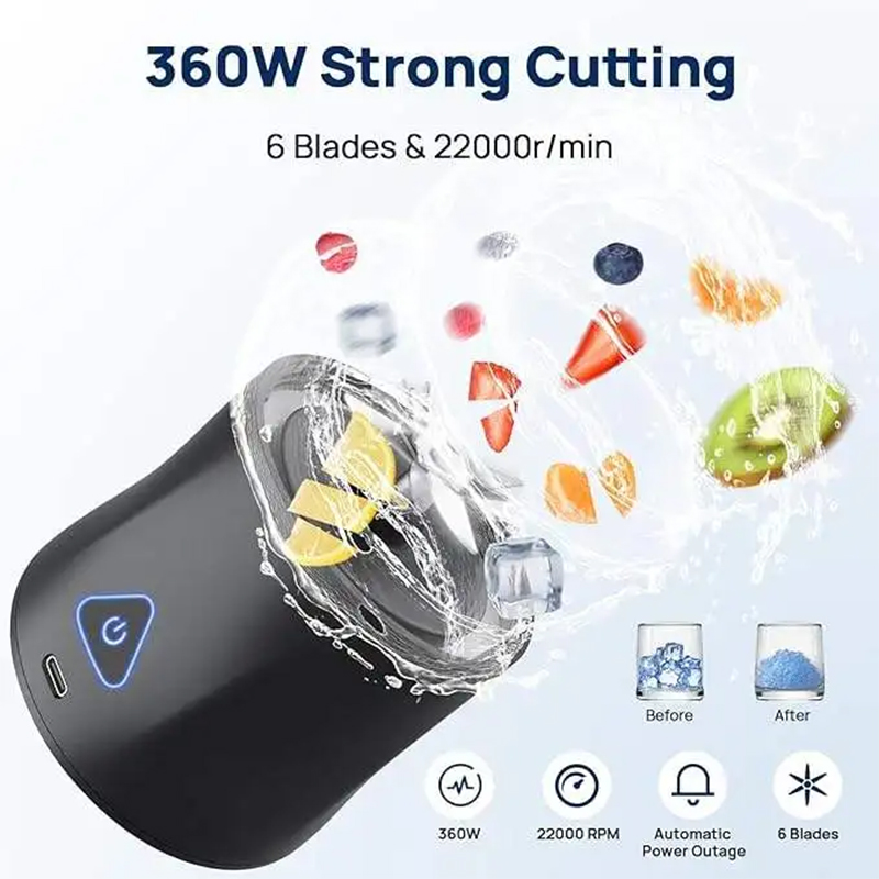 Frullatore Portatile a Batteri - Juicer Cold Press Slow recensione e prezzo