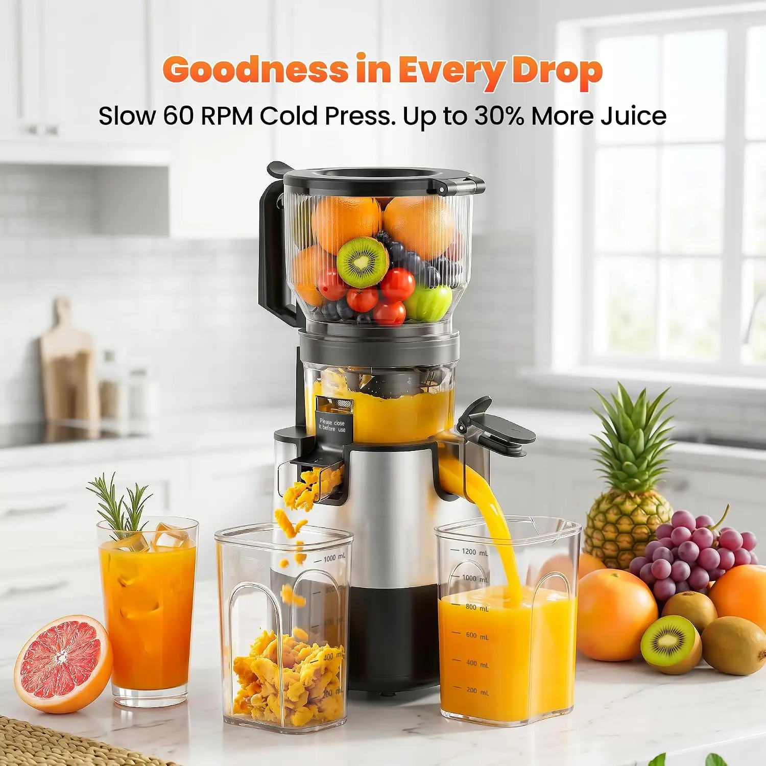 Bestseller Estrattore di Succo - Juicer Cold Press Slow recensione e prezzo