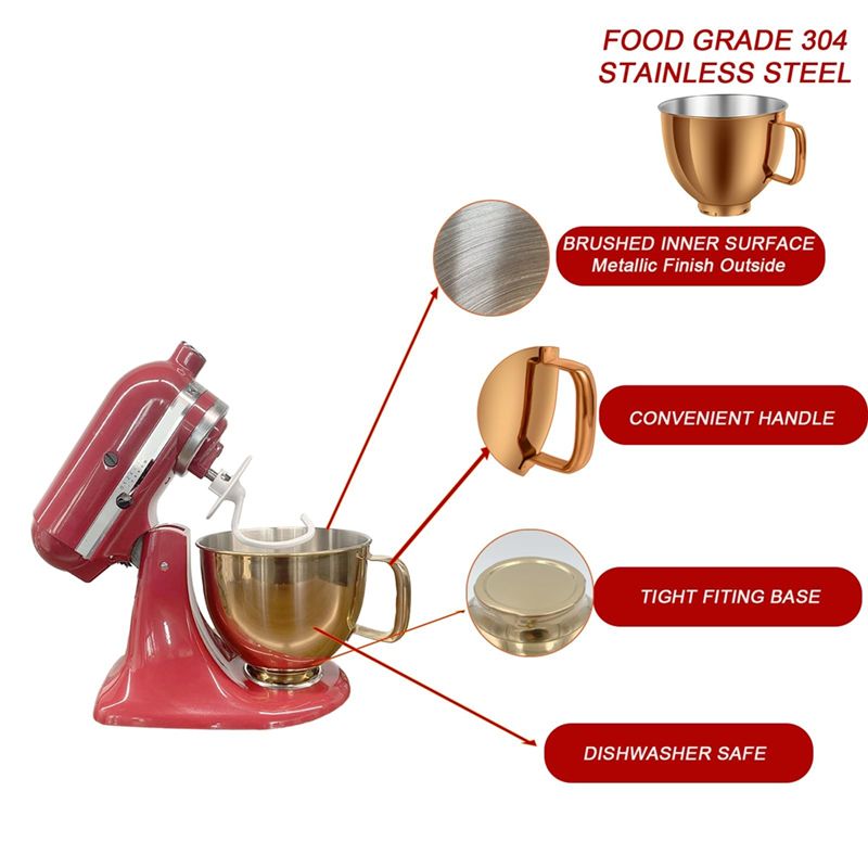 Ciotola per Mixer in Acciaio I - Kitchenaid Mixer Artisan 5Qt recensione e prezzo