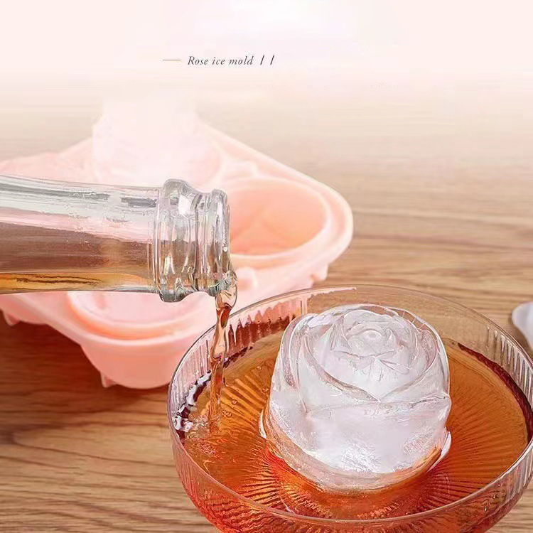 Stampi per ghiaccio rosa 3D St - Kitchen Appliances Shelves recensione e prezzo