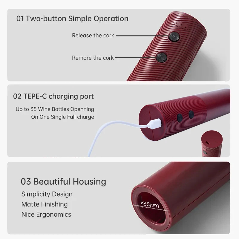 Cavatappi Elettrico HOMEFISH,  - Wine Opener Electric recensione e prezzo