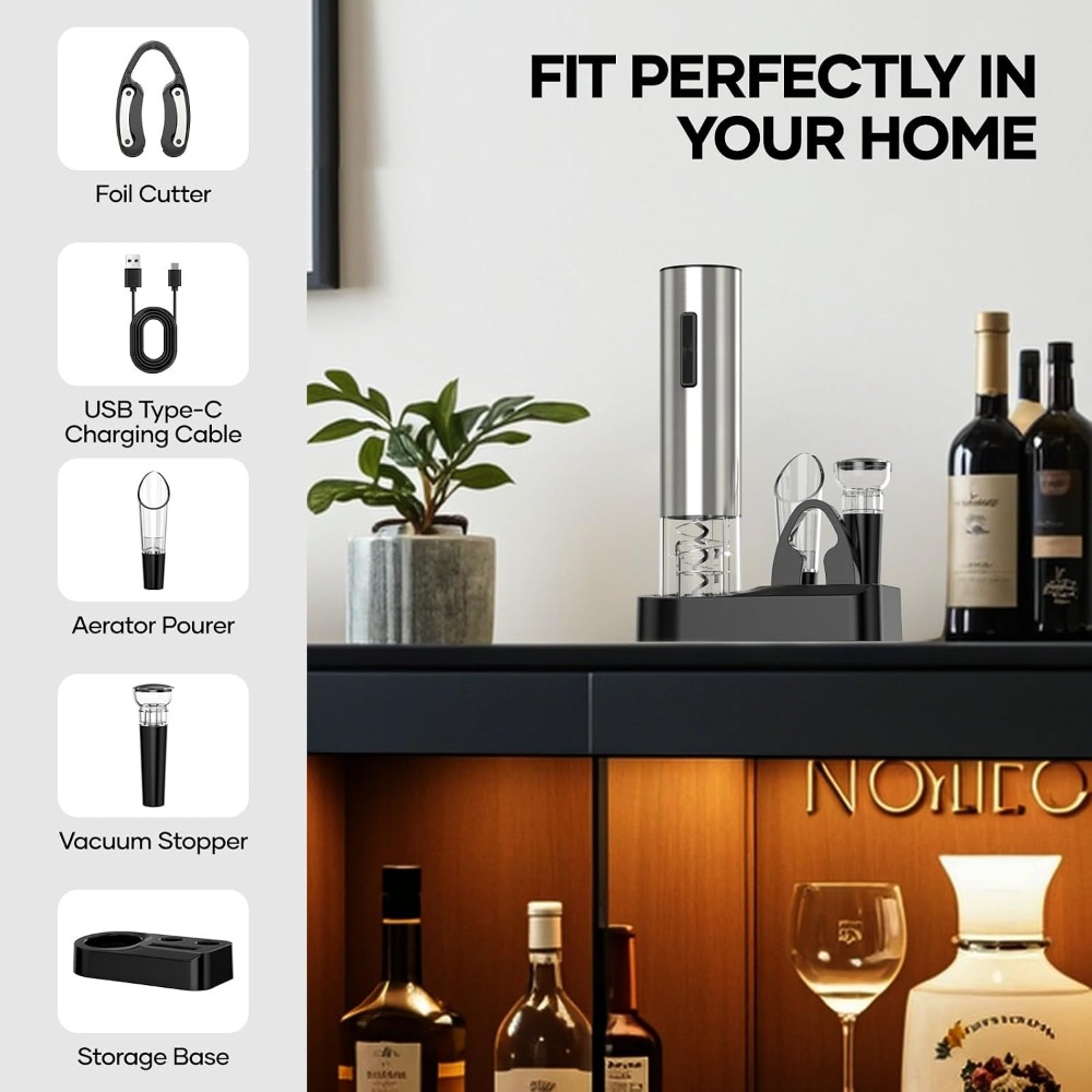 Apribottiglie Elettrico Ricari - Wine Opener Electric recensione e prezzo